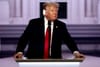 Trump speaking at the RNC. Hannah Beier/Bloomberg via Getty Images