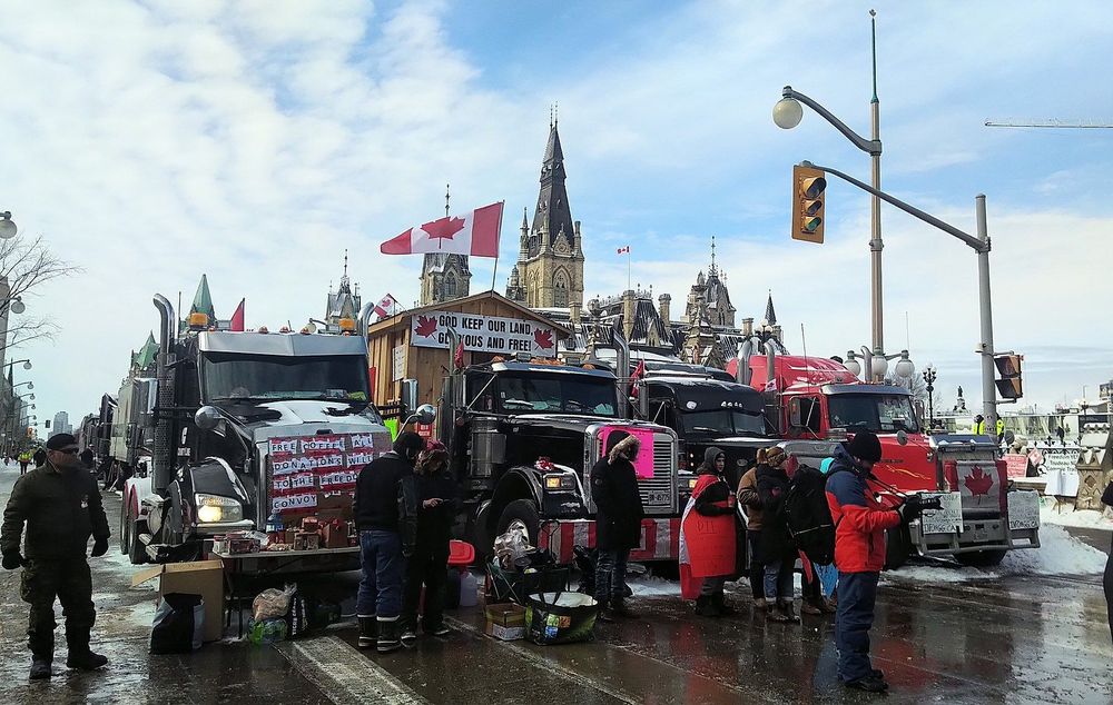 The Ottawa Trucker Protest.