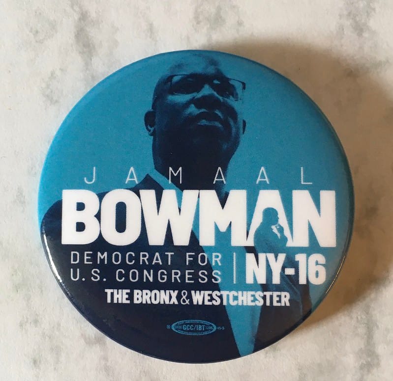 Jamaal Bowman for Congress Campaign Button New York 2020 | Mpls55408, Flickr