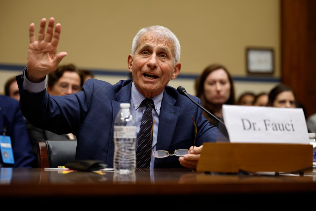 Dr. Fauci testifying on Monday. Image: (Photo by Chip Somodevilla/Getty Images)