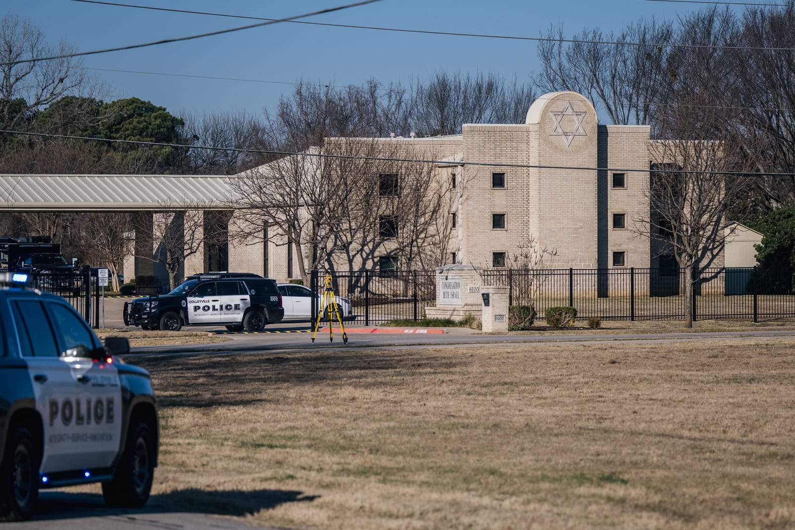 The synagogue attack in Texas.