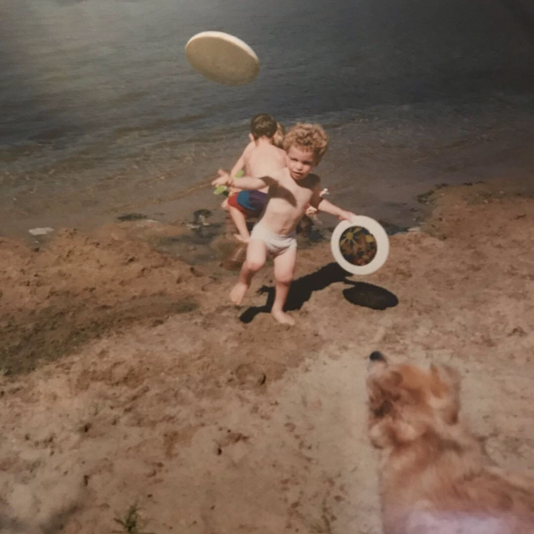 Tangle founder Isaac Saul on the beaches of Cape Cod