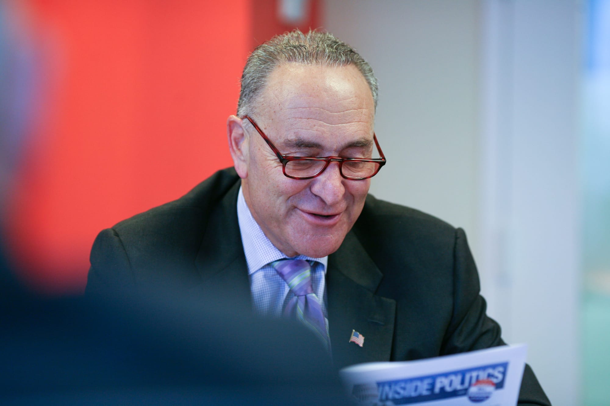 Chuck Schumer's rebuke of Netanyahu.