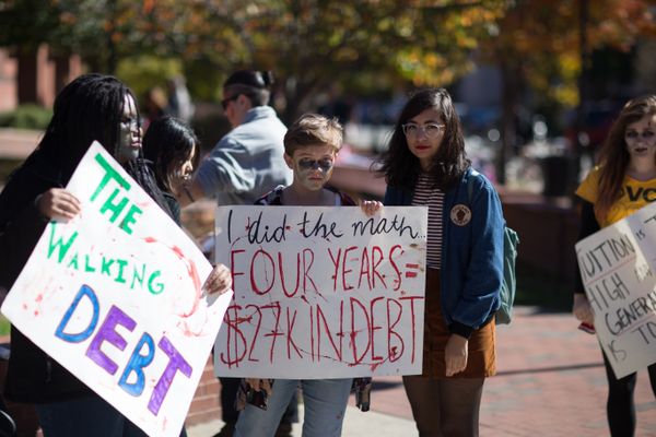 Forgiving student debt.