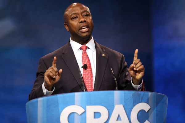 Sen. Tim Scott (R-SC) announced he is running for president. Image: Gage Skidmore 