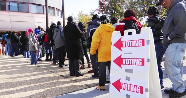 People standing in line to vote, Washington, D.C. | GPA Photo Archive