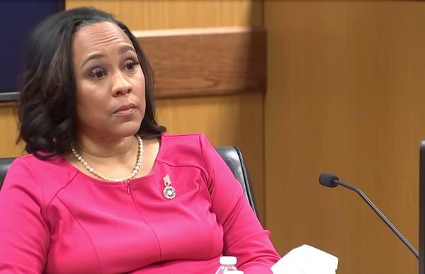 Fani Willis on the stand to give testimony. Screenshot: Law&Crime / YouTube 