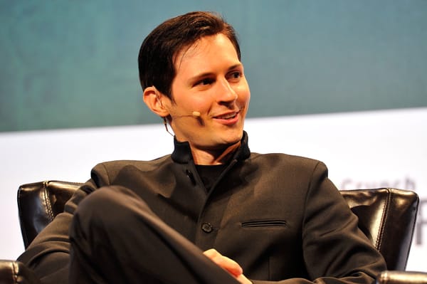 Pavel Durov speaking at a TechCrunch event in 2015. Image: Steve Jennings